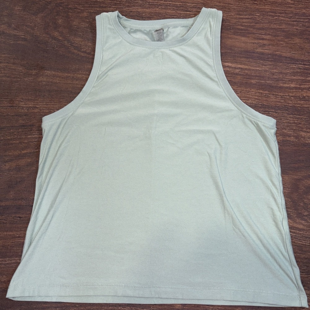 Beyond Yoga Muscle Tank Top Women's Small Light Teal Blue